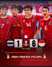Timnas Futsal Indonesia Juara SEA Games 2025, Hancurkan Dominasi Thailand